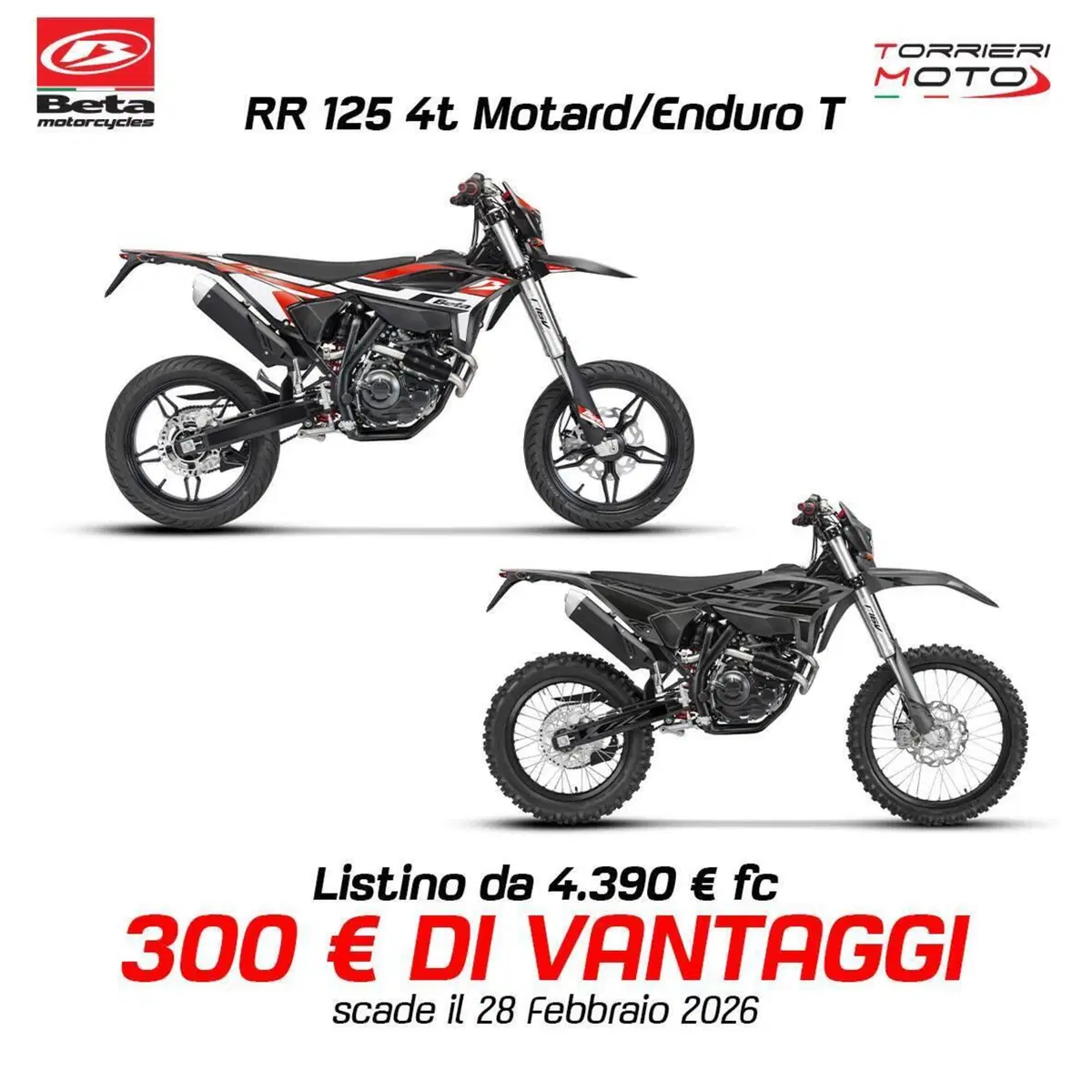 Betamotor RR 125 4T Motard T (2025 - 26)