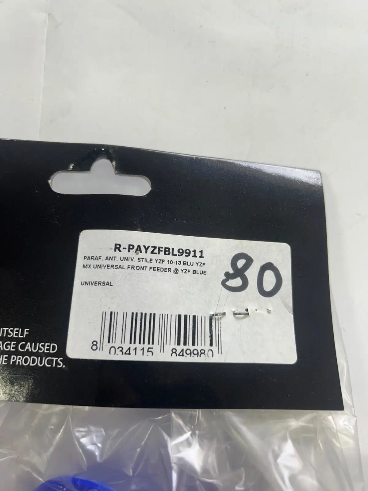 Parafango anteriore per yz-yzf Racetech (2)