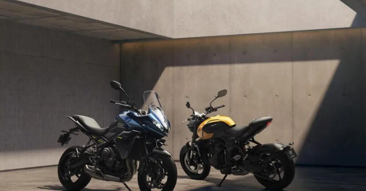 Triumph rinnova le 660: pi&ugrave; potenza e contenuti per Trident e Tiger Sport