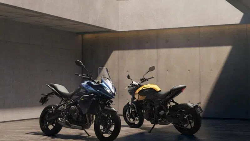 Triumph rinnova le 660: pi&ugrave; potenza e contenuti per Trident e Tiger Sport