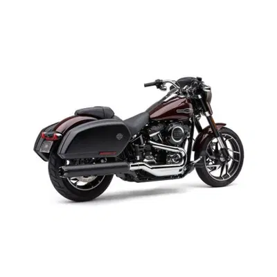 Marmitte Cobra Dual cut Slip-on per Softail dal 20 