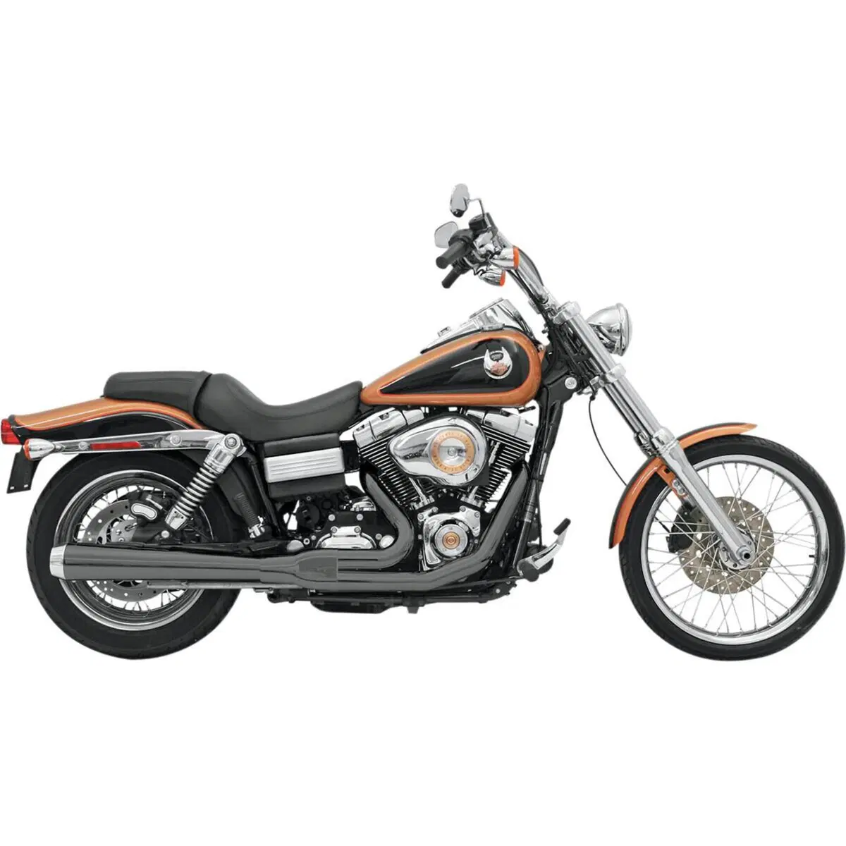 Scarico Bassani 2 in 1 Road Rage per Dyna dal 2006 
