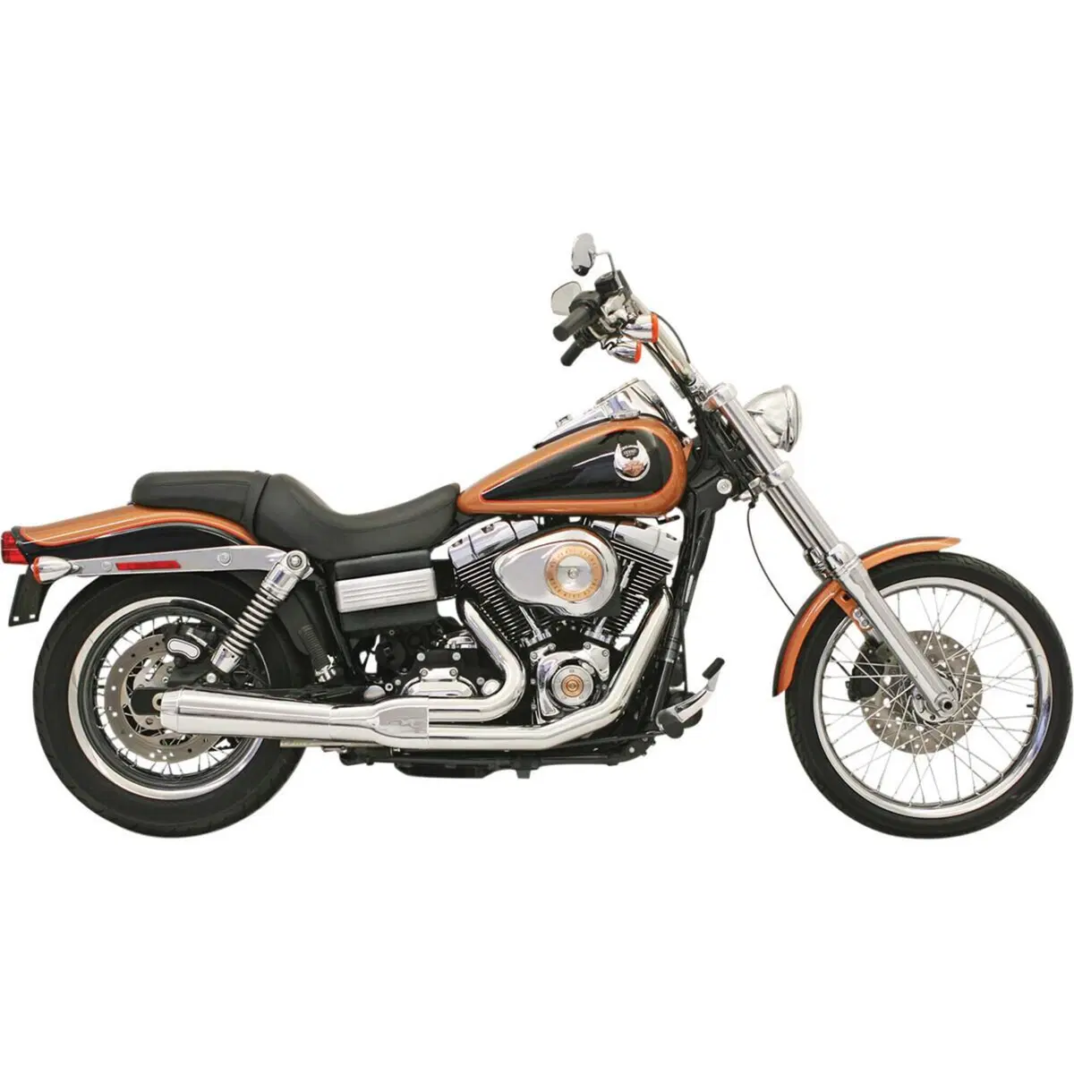 Scarico Bassani 2 in 1 Road Rage per Dyna dal 2006 