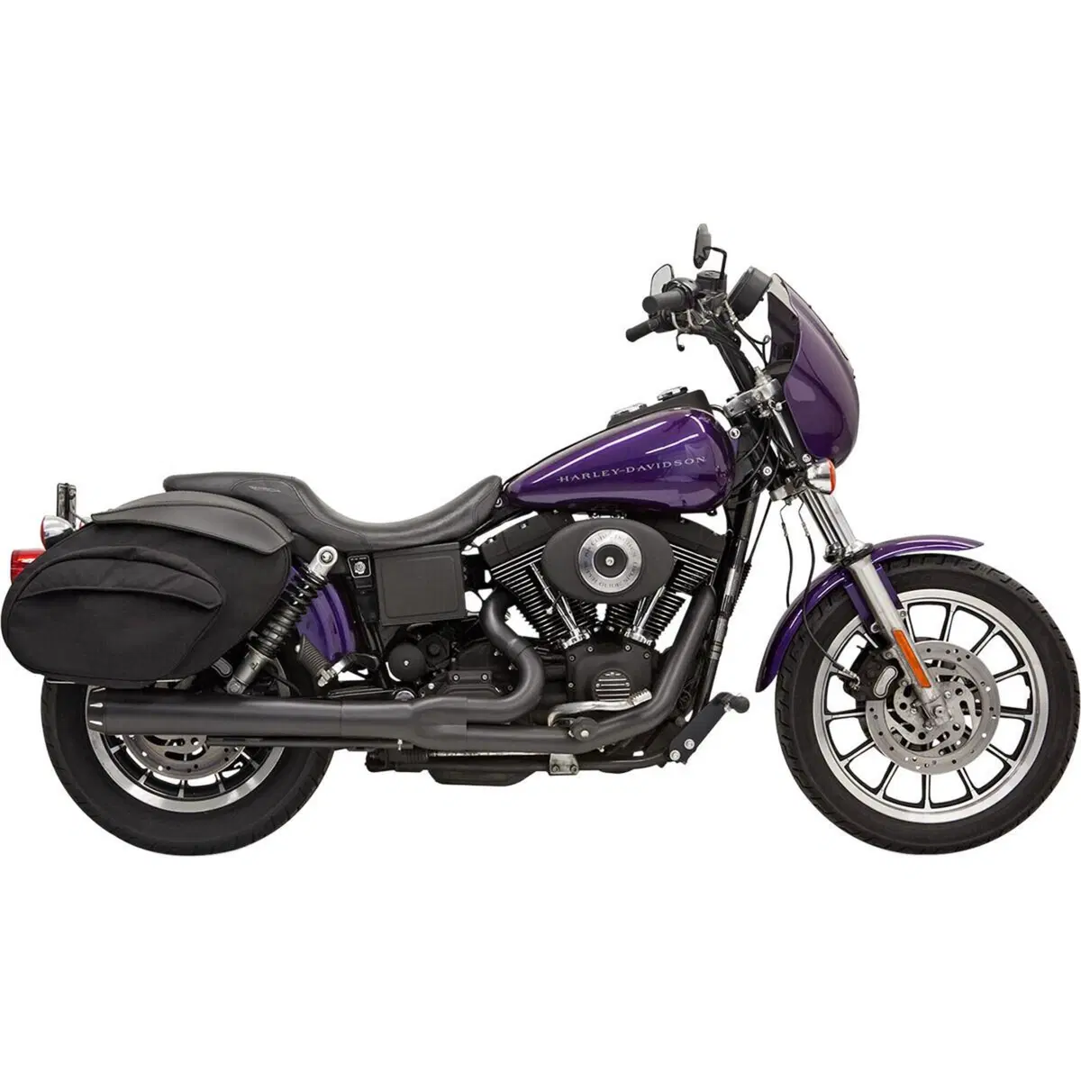 Scarico Bassani 2 in 1 Road Rage per Dyna dal 1999 