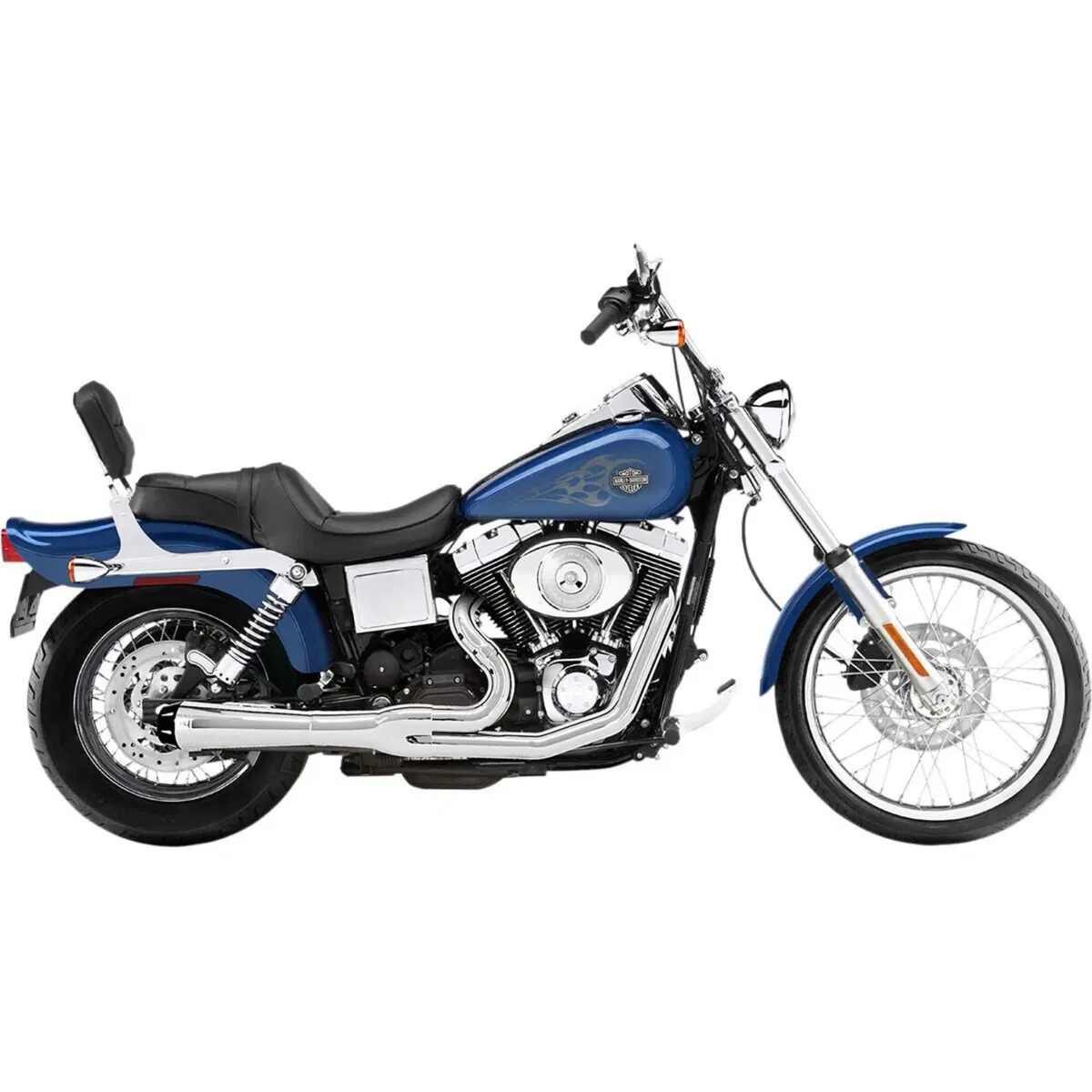 Scarico Bassani 2 in 1 Road Rage per Dyna dal 1999 
