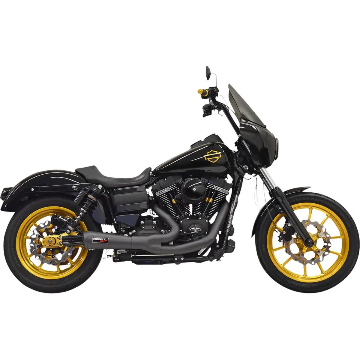 Scarico Bassani 2 in 1 The Ripper corto Road Rage 