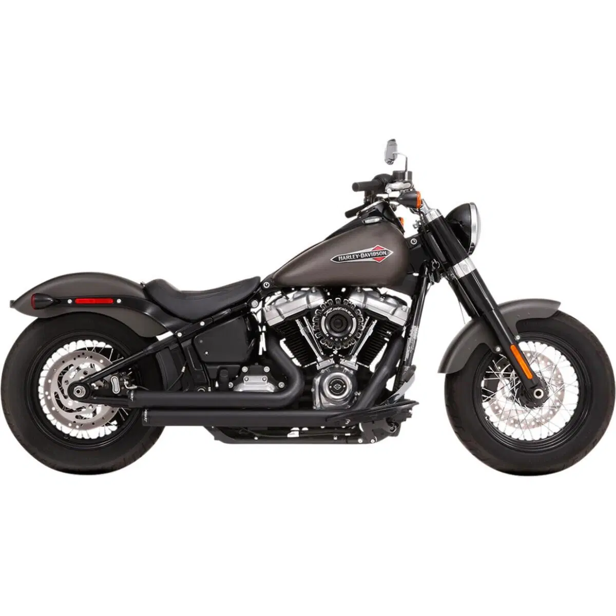 Scarichi Rinehart Drag Pipe neri con fondelli neri 