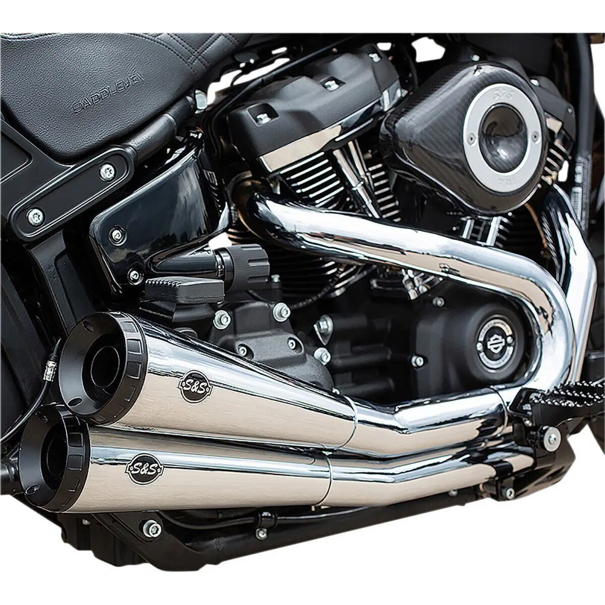 Scarico S&S Grand National Upswept Street 2 in 2 c 