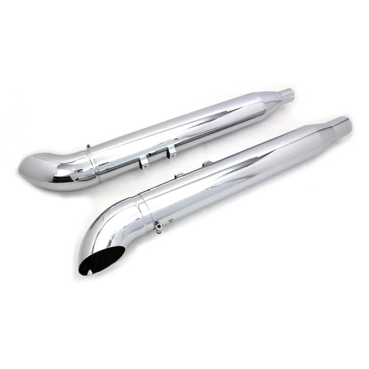Marmitte Tourn-Out cromate da 4" per Touring M8 da 