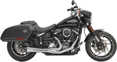 Scarico Bassani Road Rage Short 2 in 1 cromato per 