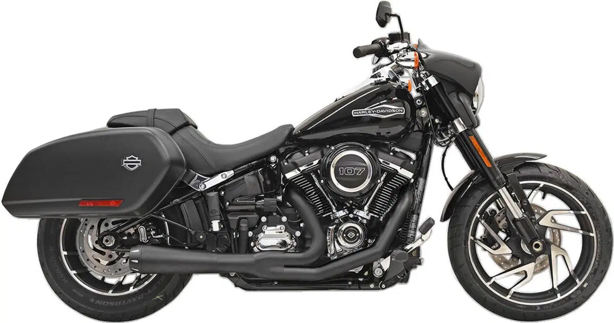 Scarico Bassani Road Rage Short 2 in 1 nero per So 