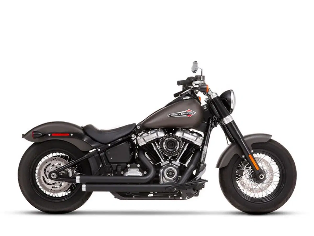 Scarichi Rinehart Drag Pipe neri con fondelli crom 