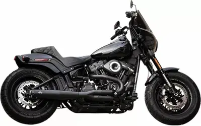 Scarico S&amp;S 2 in 1 SuperStreet Race nero con fonde 