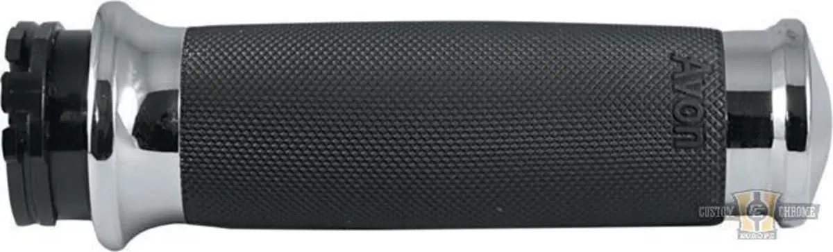 Manopole Avon Contour lisce cromate per accelerat