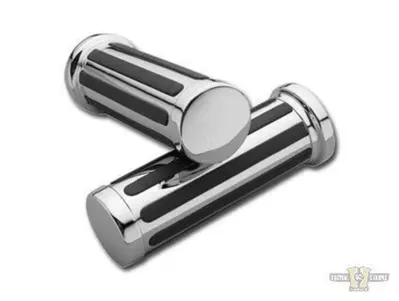 Manopole Classiche nere e cromo per acceleratore e 