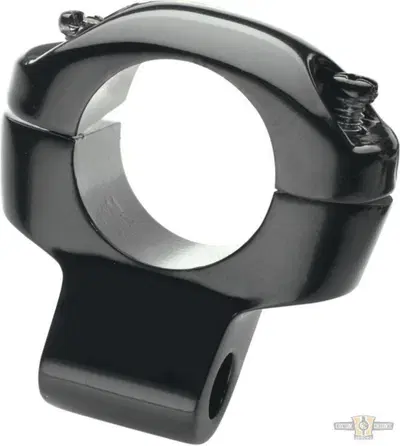 Morsetto specchietto nero Custom Chrome 