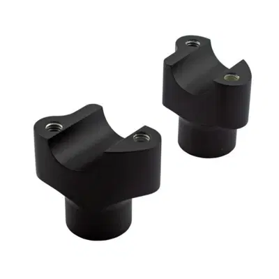 Riser Chubby alti 1.5&rsquo;&rsquo;, dritti, neri, Wild 1 Per