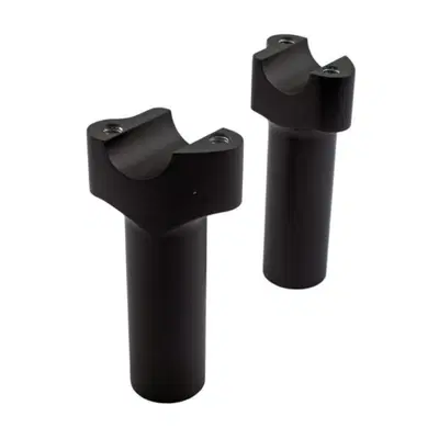 Riser Chubby alti 4.5&rsquo;&rsquo;, dritti, neri, Wild 1 Per