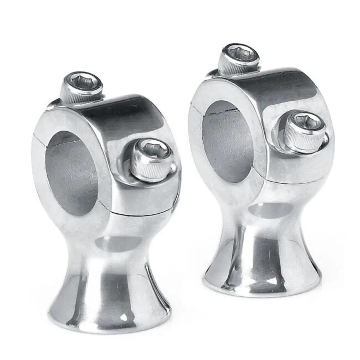 Riser Biltwell Slimline alti 1-3/4 inox lucidi, Pe