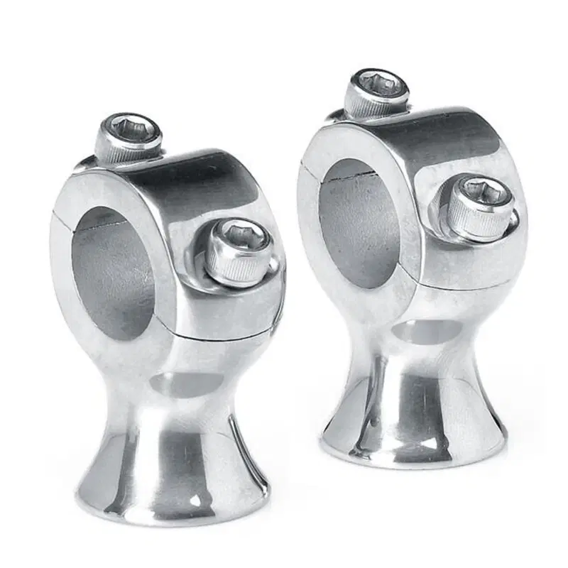 Riser Biltwell Slimline alti 1-3/4 inox lucidi, Pe