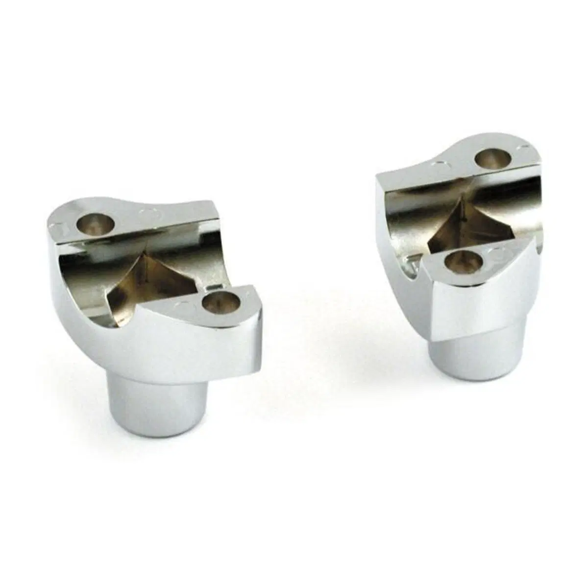 Riser OEM Style, dritti, alti 1-3/4’’, cromati, Pe 