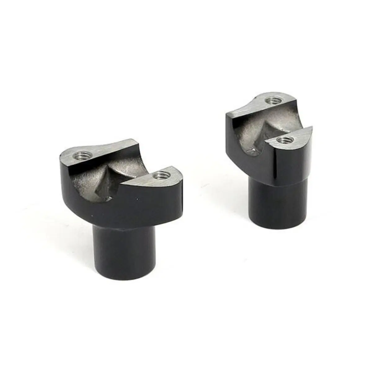Riser OEM Style, dritti, alti 2’’, neri, Per manub 