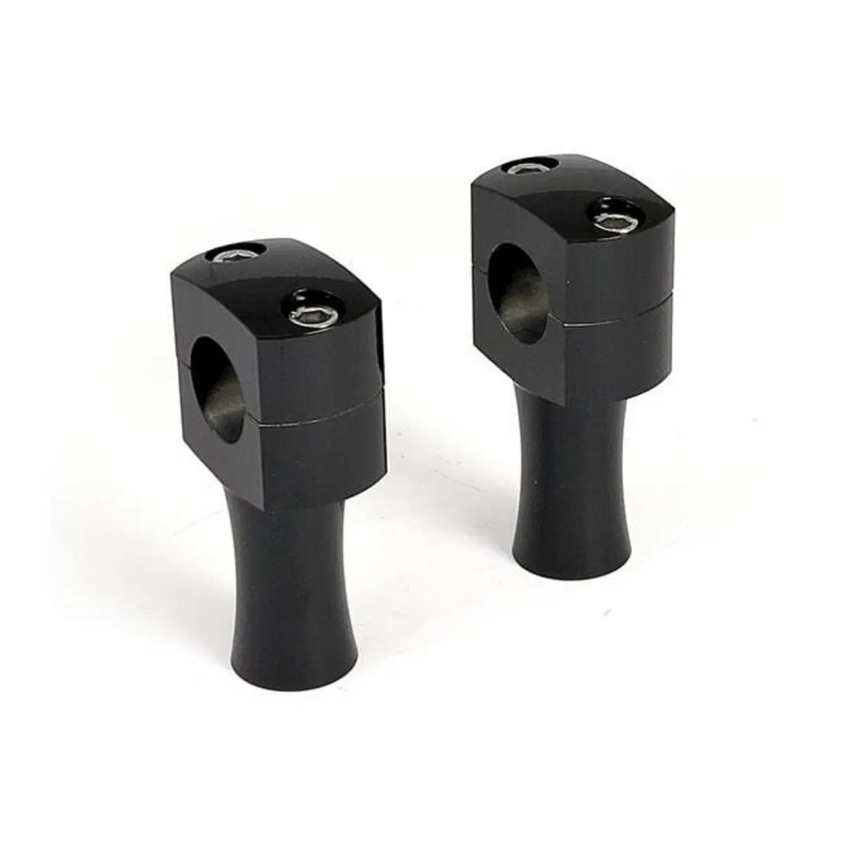 Riser Domed alti 3’’, neri, Per manubri da 1’’ Mot 