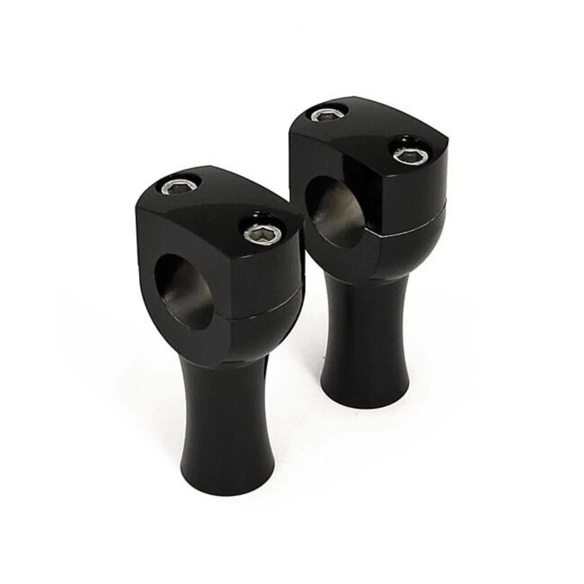 Riser Dighton Alu Domed alti 3’’, neri, Per manubr 