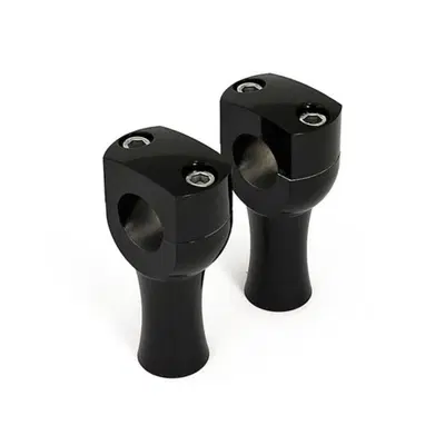 Riser Dighton Alu Domed alti 3&rsquo;&rsquo;, neri, Per manubr 