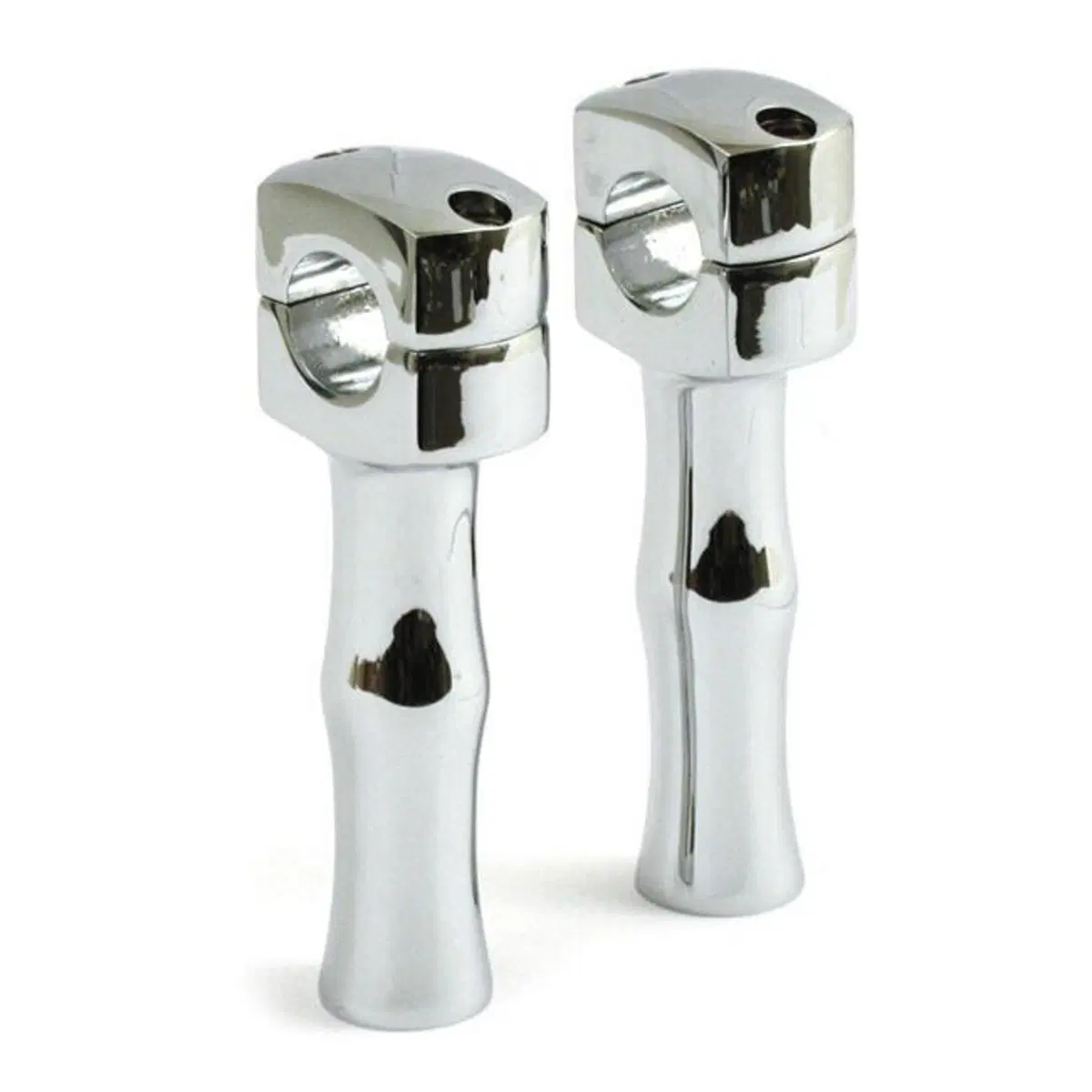 Riser Domed alti 5’’, cromati, Per manubri da 1’’ 