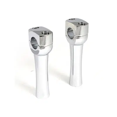 Riser Dighton Alu Domed alti 5&rsquo;&rsquo;, cromati, Per man 