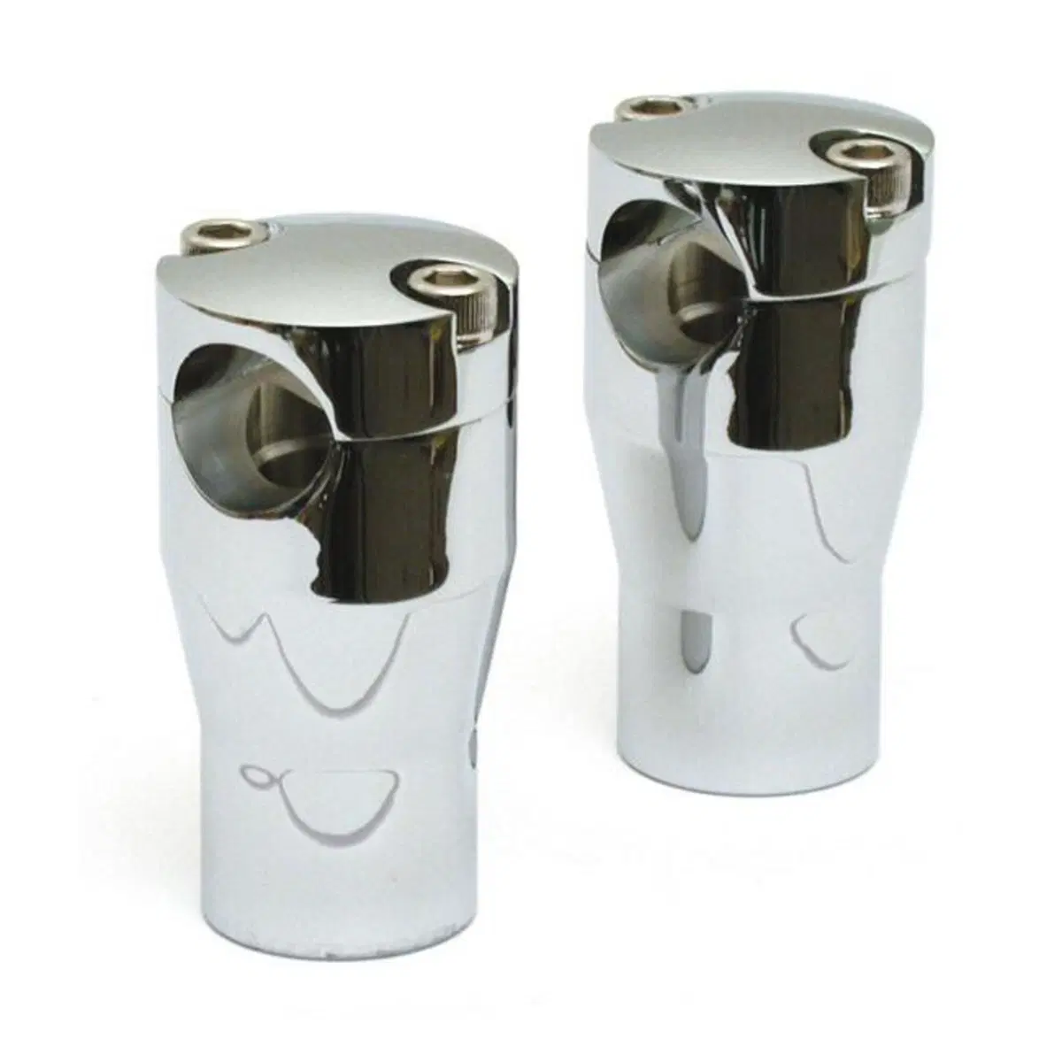 Riser Early Style alti 5’’, cromati, Per manubri d 