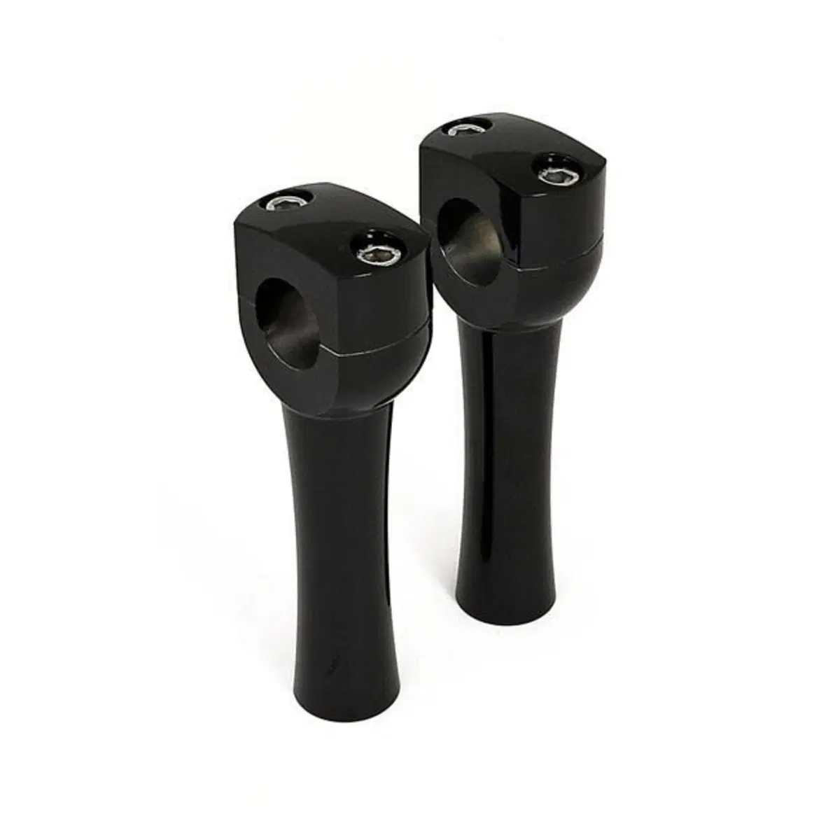 Riser Dighton Alu Domed alti 5’’, neri, Per manubr 
