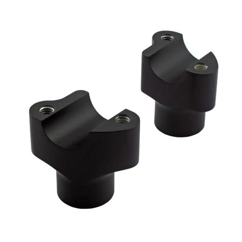Riser alti 1-3/4’’, dritti, neri Per manubri da 1’ Drag Specialties