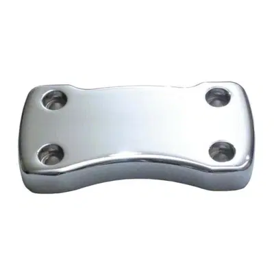 Piastrina riser cromata in alluminio billet Wild 1