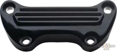 Piastrina riser alettata nera lucida Motorcycle St 