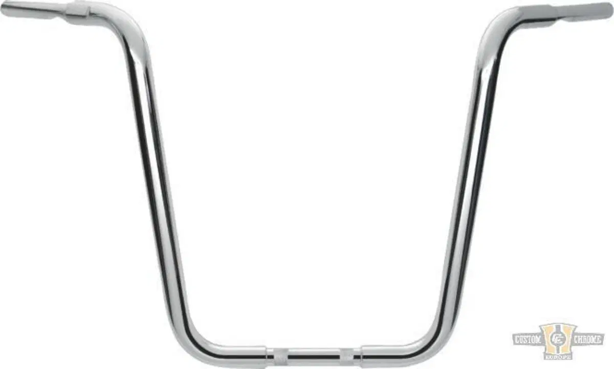 Manubrio Ape Hanger 1-1/4" alto 18" Cromato Psycho 