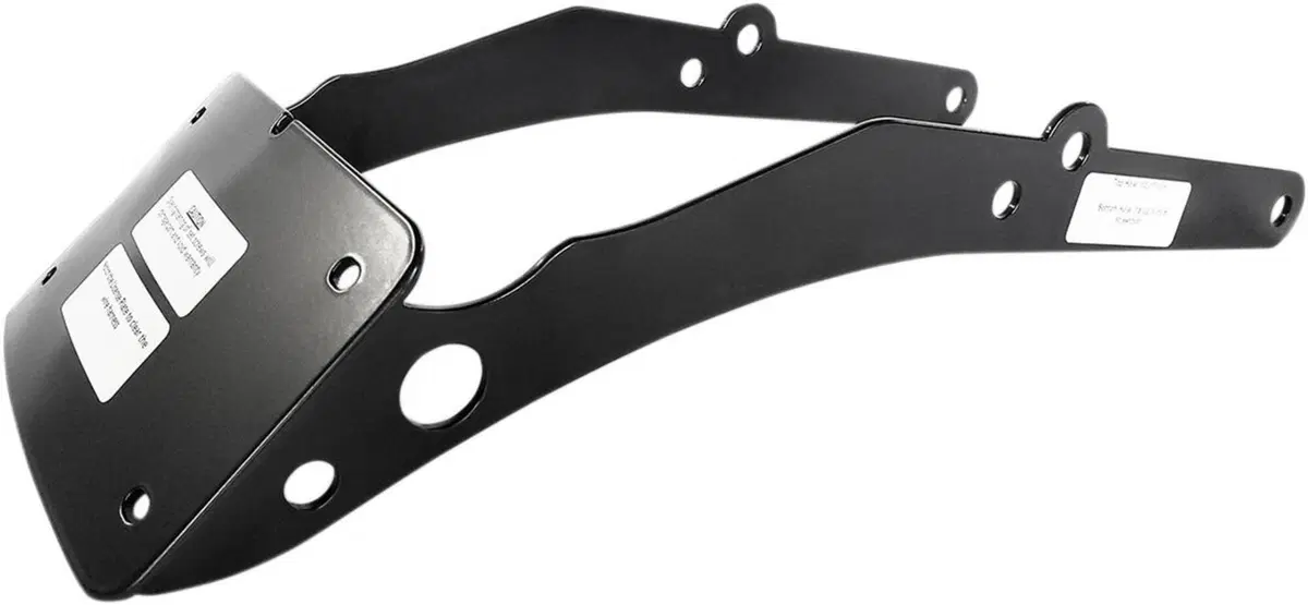 Portatarga centrale curvo nero per Softail Slim e 