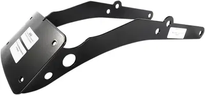 Portatarga centrale curvo nero per Softail Slim e 
