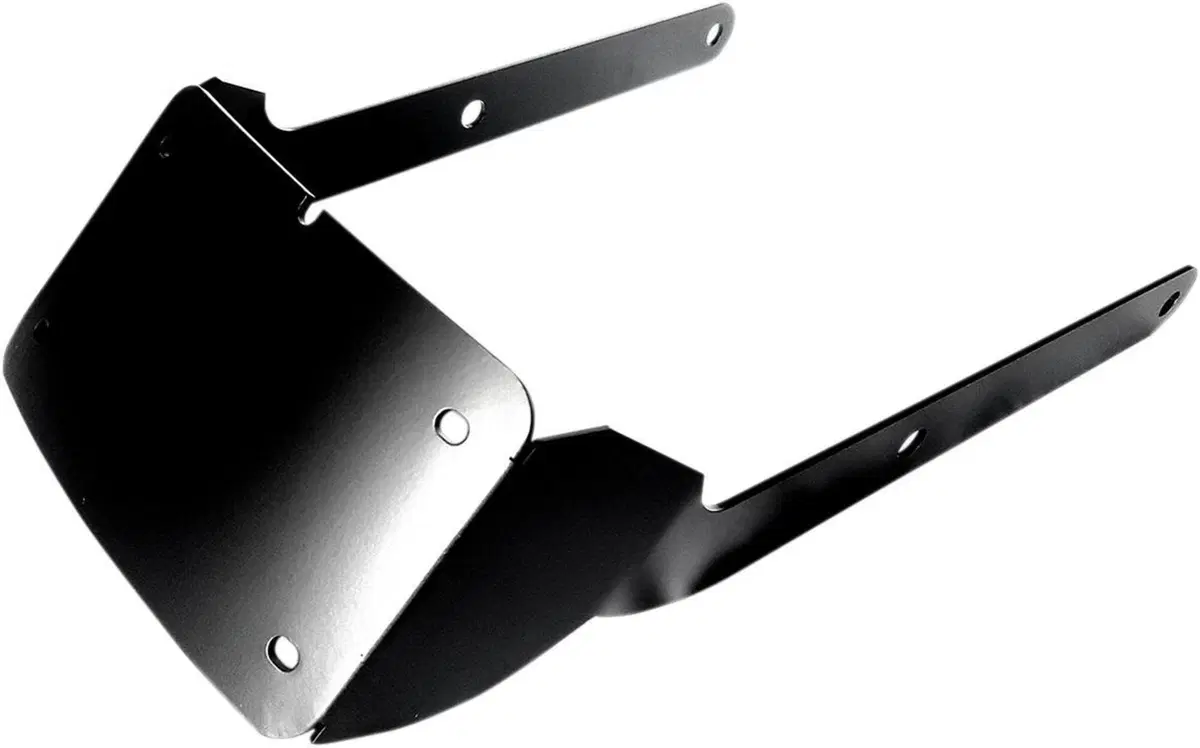 Portatarga centrale curvo nero per Softail Fat Bob 