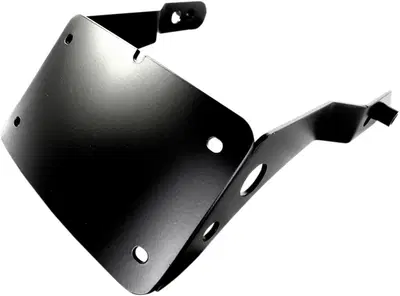 Portatarga centrale curvo nero per Dyna Street Bob 