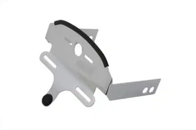 Supporto targa cromato per Softail FLST e FXST dal 