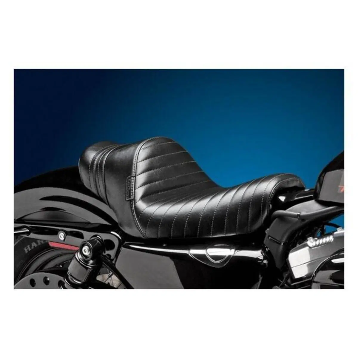 Sella Le Pera Stubs Spoiler Nera per Sportster dal