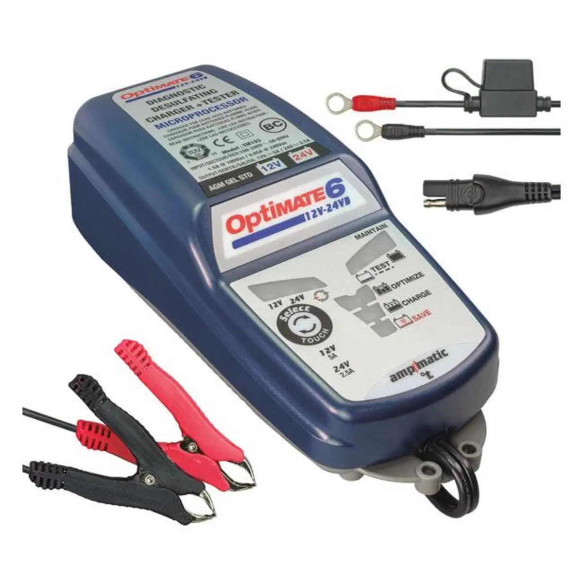 Carica Batteria e mantenitore di carica Optimate 6 