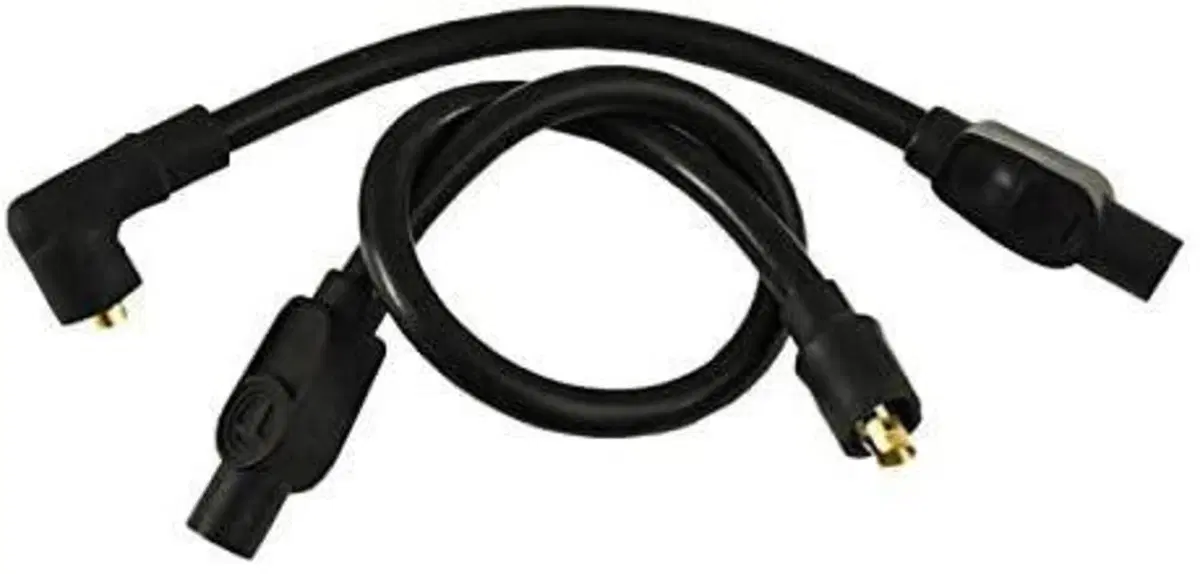 Cavi candele neri 10,4mm per Softail dal 1986 al 1 