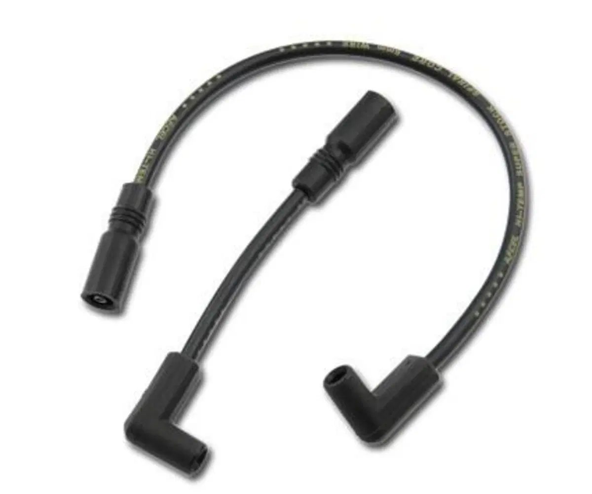 Cavi candele Accel neri 8mm per Softail dal 2000 a