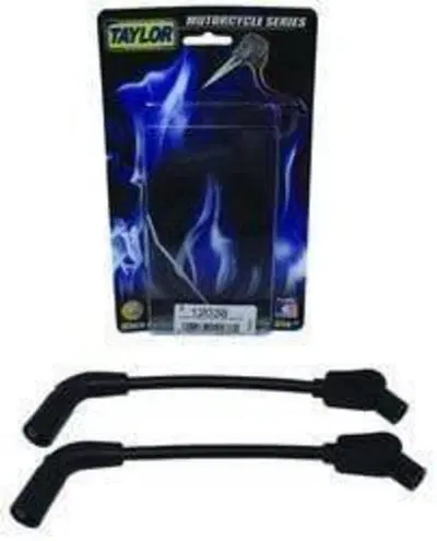 Cavi candele neri 8mm - pari lunghezza 20 cm per X 