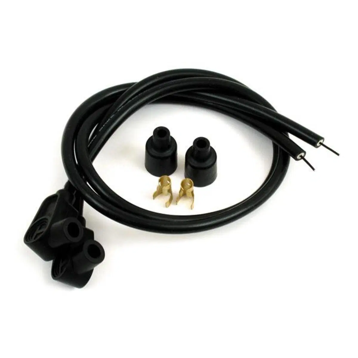 Cavi candele neri 8mm universali lunghi 60 cm (2 p Drag Specialties