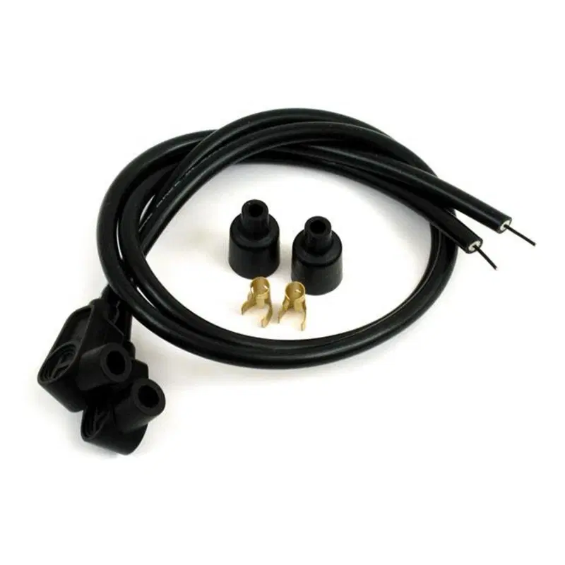 Cavi candele neri 8mm universali lunghi 60 cm (2 p Drag Specialties