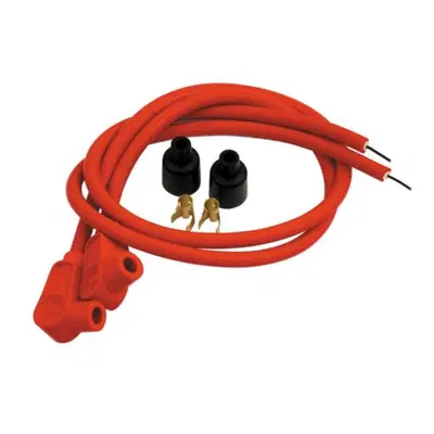 Cavi candele rossi 8mm universali lunghi 60 cm (2 